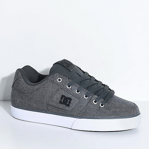 DC Other - DC Pure TX SE Grey Ash & White Shoes Men's Sz 14